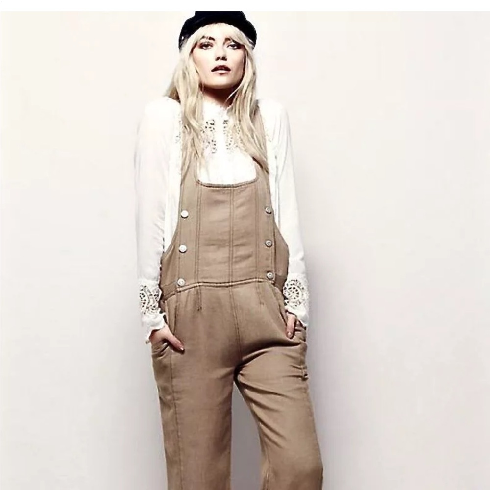 Free people rare overalls size 6